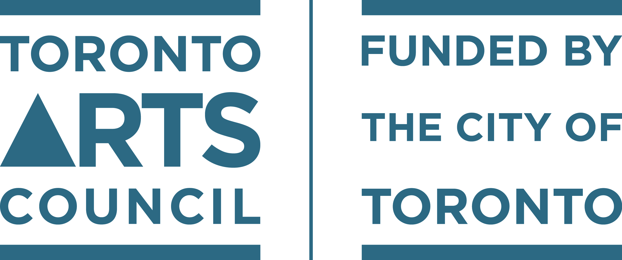 Toronto Arts Council (logo) Funded by the City of Toronto